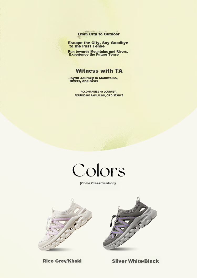 CAMEL Summer Outdoor Casual Sports Women's Shoes, Non-Slip Breathable River Tracing Water Shoes, Beach Sandals F24B303065 16