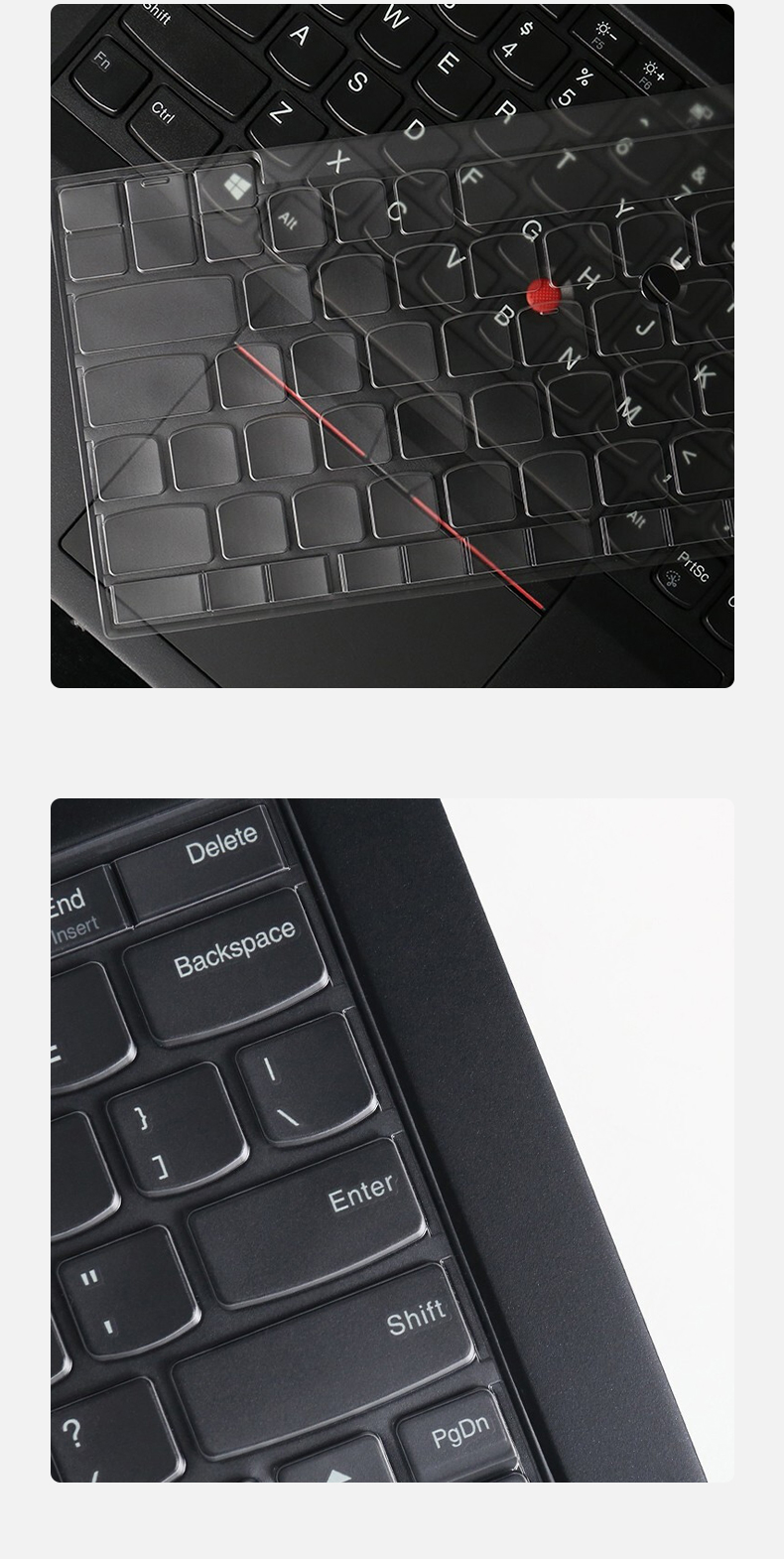 Jiasu Lenovo ThinkPad X13 2022 Model/ThinkPad S2 2023 Model 13.3-Inch (16:10) Keyboard Cover + Anti-Blue Light Screen Protector, Screen Protection Film Set 6