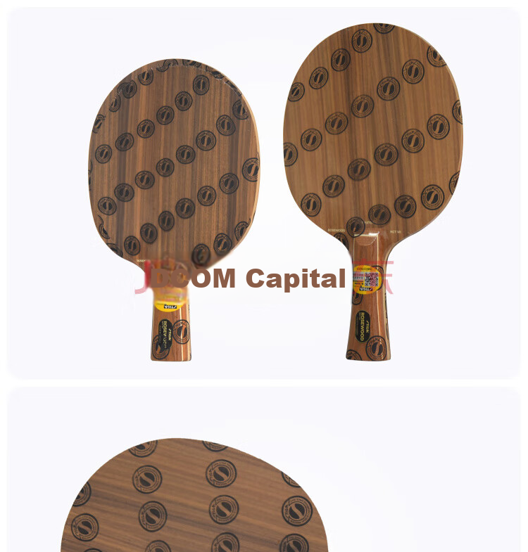 Stiga Ebony 7 Professional Table Tennis Blade, Penhold Grip, Fast Attack Looping Type 5