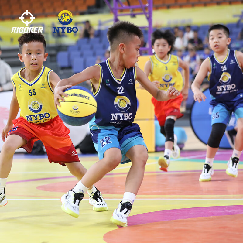 RIGORER Monster 2nd Gen Kids Basketball Shoes [NYBO Official Model] Shock Absorption and Anti-Torsion Professional Sports Sneakers 1