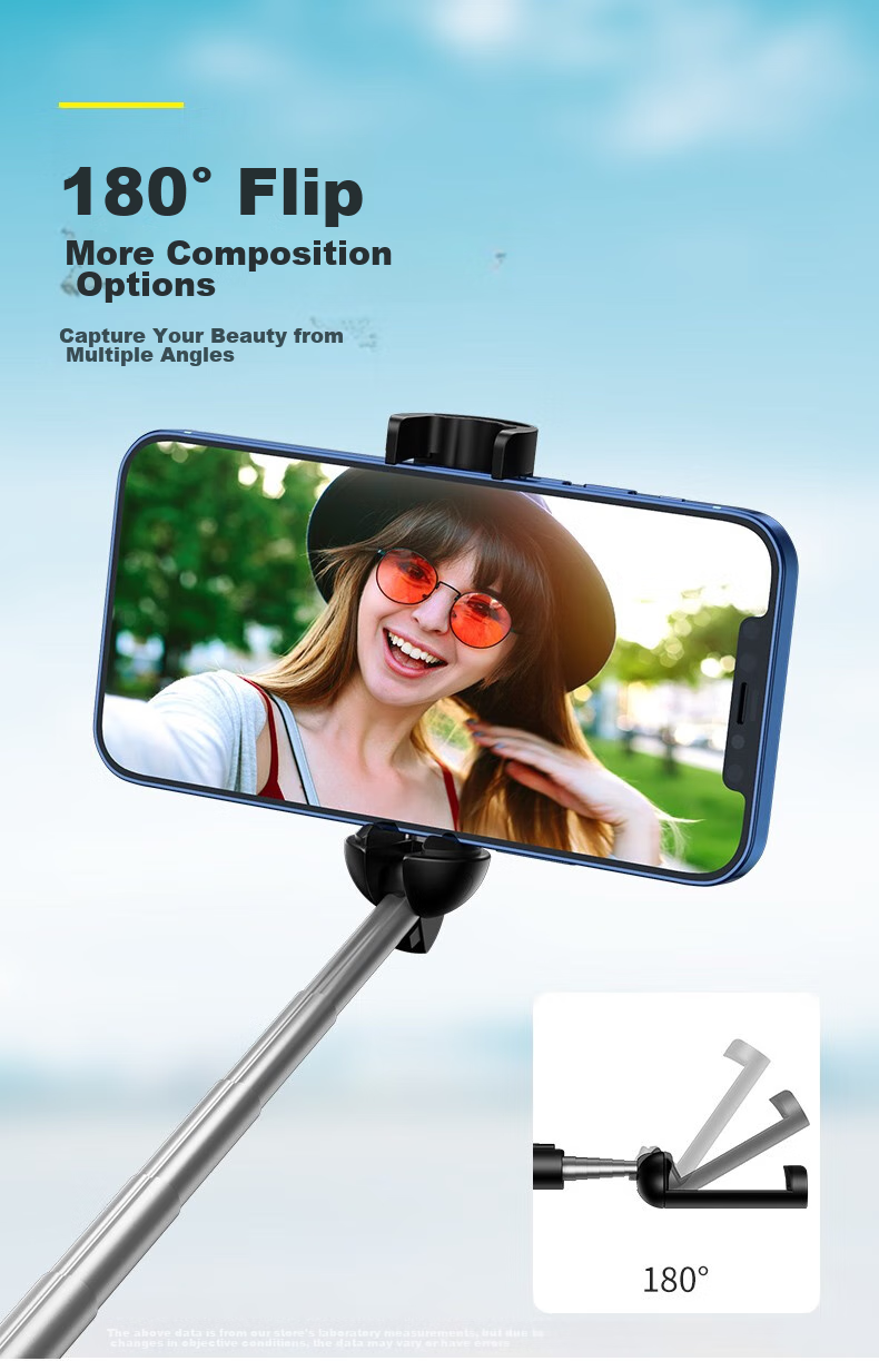 Bkayp Smartphone Selfie Stick, Handheld Mini Selfie Gadget, Portable Bluetooth Remote Control, Live Streaming And Photography Tool, Extendable Rotating Stable Anti-Shake Outdoor TikTok Video Shooting 10