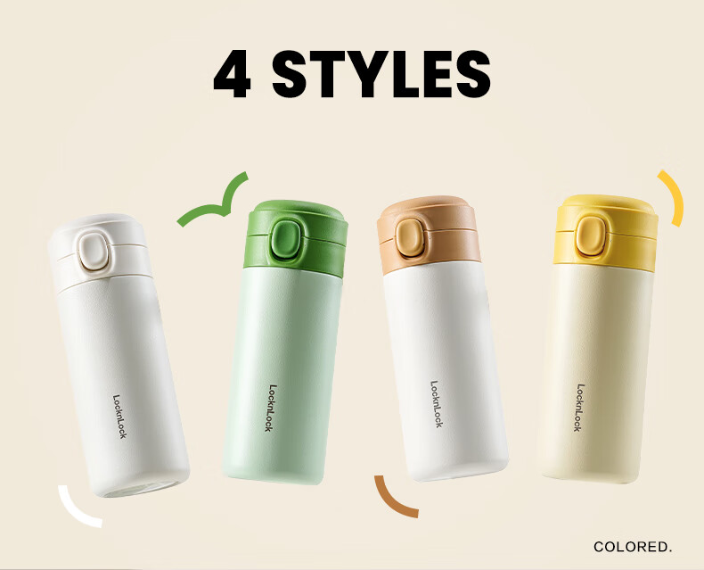 LOCK&LOCK Insulated Water Bottle for Children, School-Specific Cup for Ages 6-12, Direct Drinking Cup for Elementary Students And Women, 350ml Small Capacity Mug 2