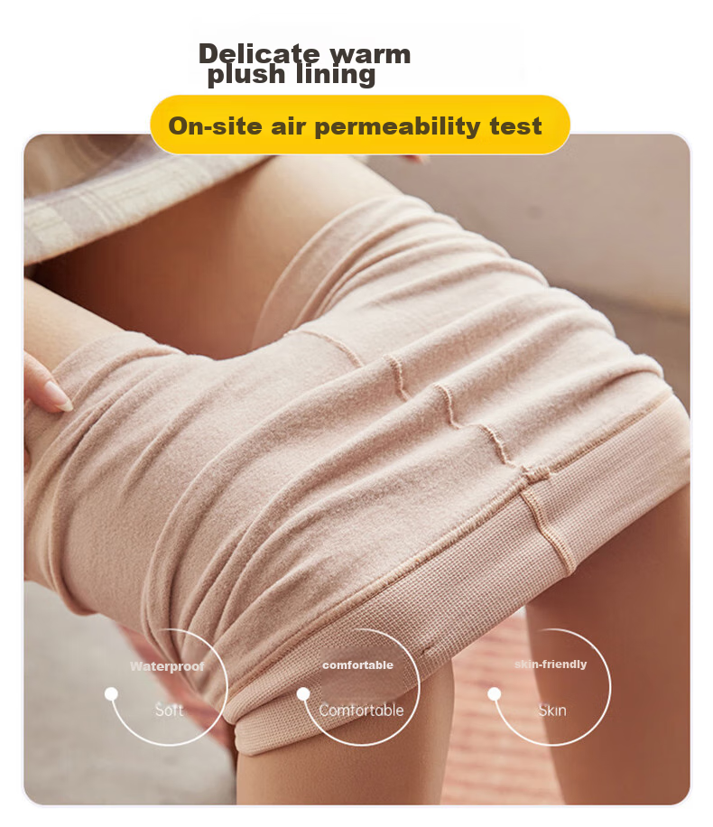 LangSha Detachable Leggings for Women, Bare Leg Effect, Stockings for Autumn And Winter, Double-Layered Fake Translucent Skin, Thickened And Fleece-Lined, Suitable for Outdoor Wear 7