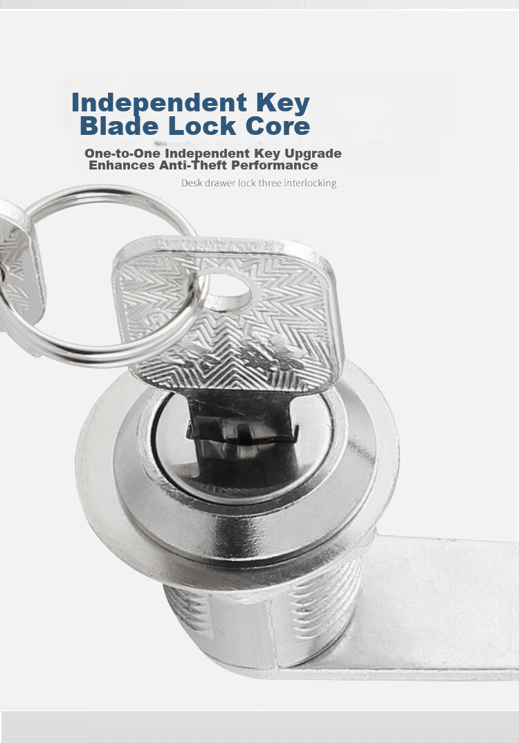 BLOSSOM Padlock, Drawer Lock, Storage Cabinet Lock, File Cabinet Lock, Anti-Theft Mailbox Lock, 103-20 Multi-Situational Use 5