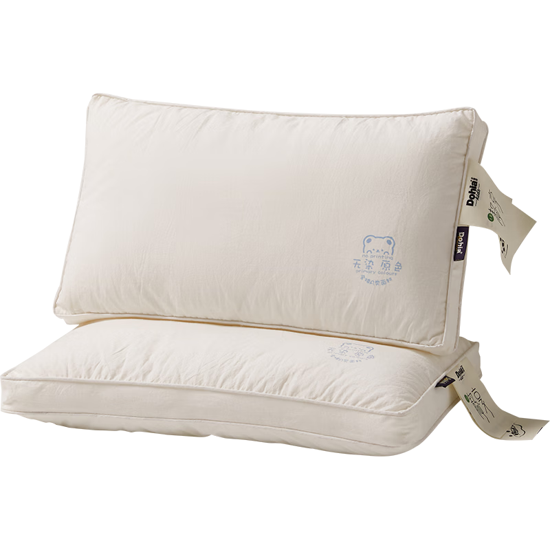 Dohia Home Textiles, All-Cotton Class A Soybean Fiber Pillow, Children's Student Pillow Core, Single Pack, 50*30cm