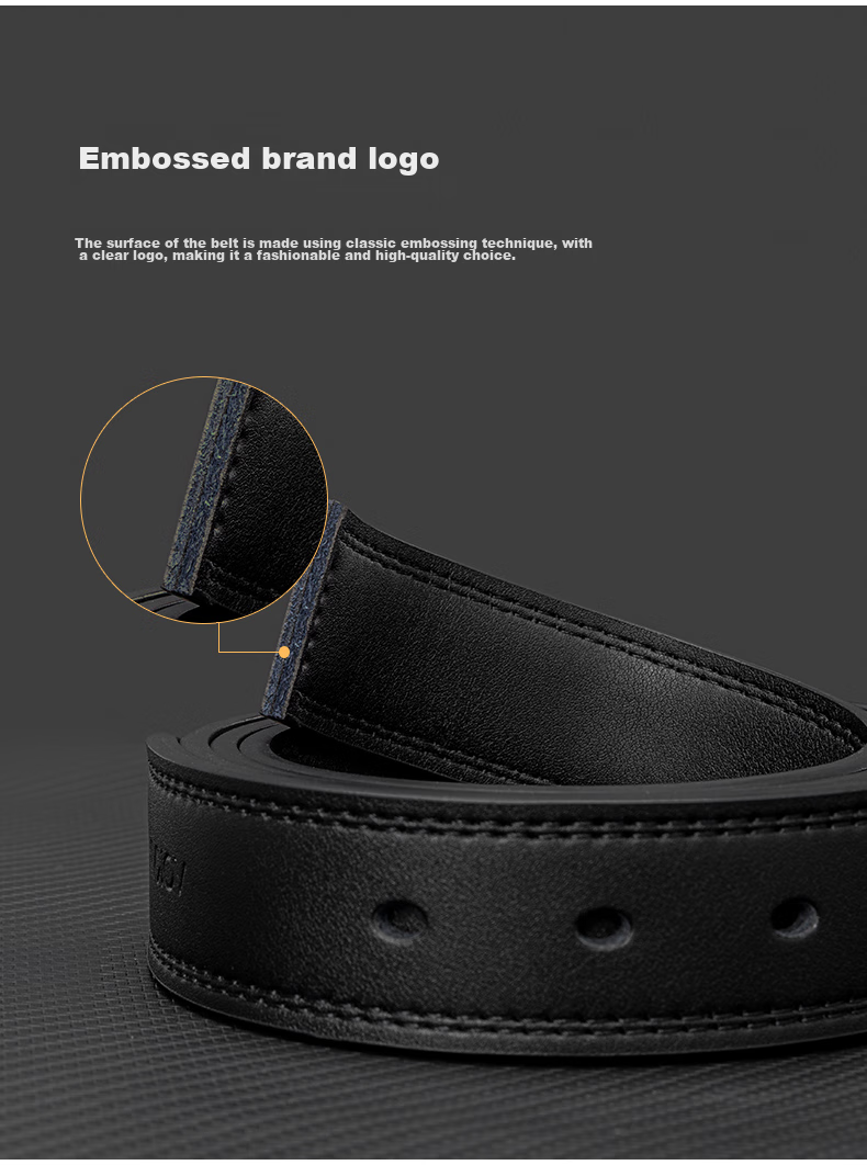 Aokang Men's Leather Belt, Business Pin Buckle Waistband, Casual Trouser Belt, Birthday Gift for Husband 10