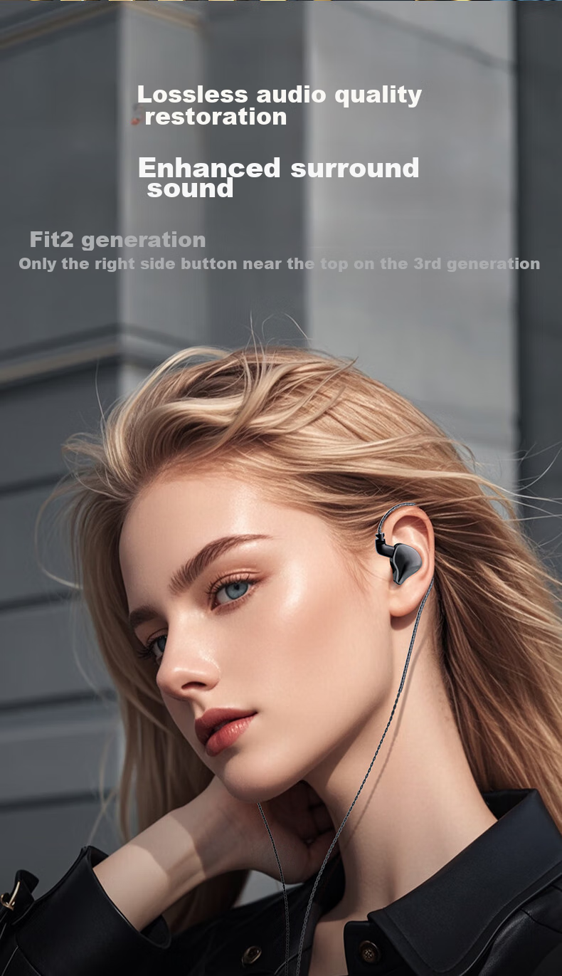 Haomuren Professional Wired In-Ear Headphones with Microphone for Streamers, Extended Cable for Mobile Phone And Computer, High-Fidelity HIFI Recording for Live Streaming, Karaoke And Music 6