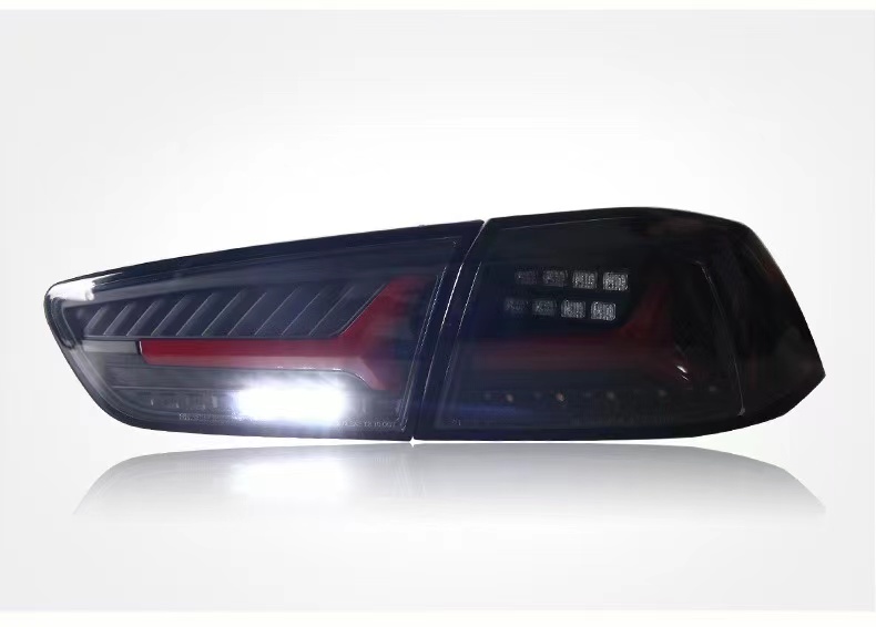 橙伯乐适用于0916款三菱翼神尾灯总成改装le行车灯刹车灯流光转向灯le