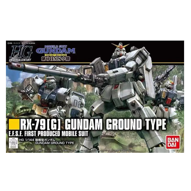 BANDAI HG 1/144 Ground Type Gundam Model Kit