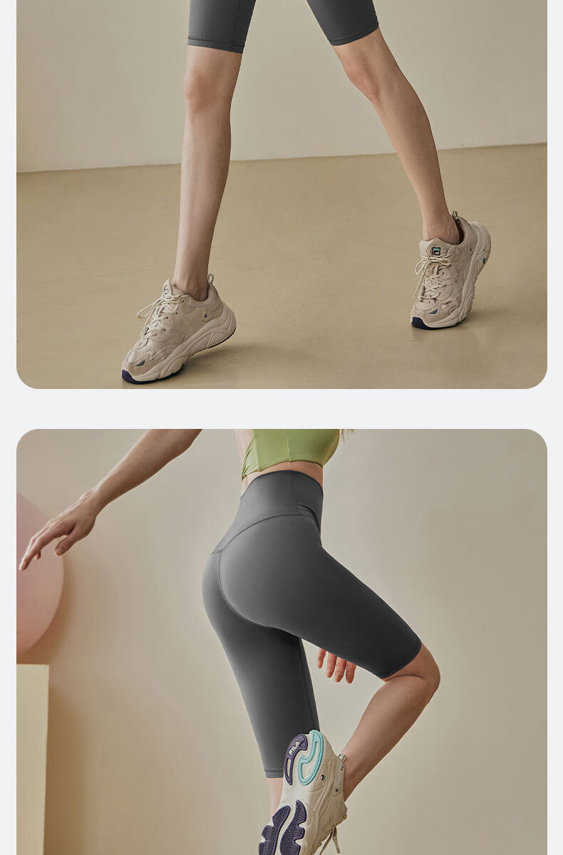 Free Style Women's 5-Inch Yoga Shorts Summer Thin High-Waist Tummy Control Butt-Lifting Tight Fitness Cycling Shorts 8