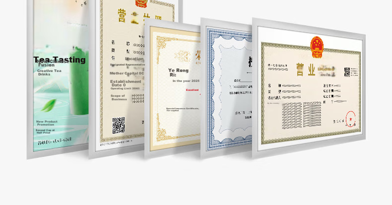 XYBP Business License Display Frame Wall-Mounted Magnetic Holder without Drilling, Certificate Showcase, Business Permit Display Stand (A3 Silver) 15