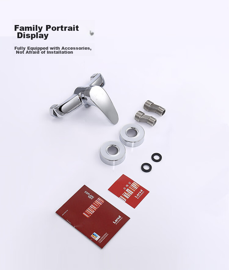 Larsd Shower Mixing Valve, Shower Faucet Mixer, Copper Body Bathroom Hot And Cold Shower Switch LD7203 11