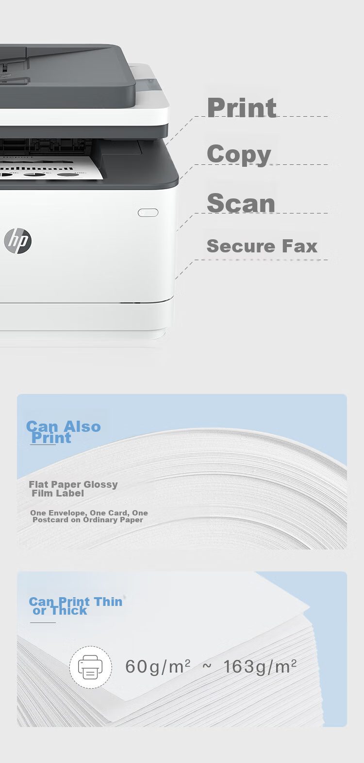 HP M227fdw Laser Wireless Duplex Printer, Wireless All-In Home Printer, Duplex Printing, WeChat Printing, Printer Copier Scanner Fax Machine 12