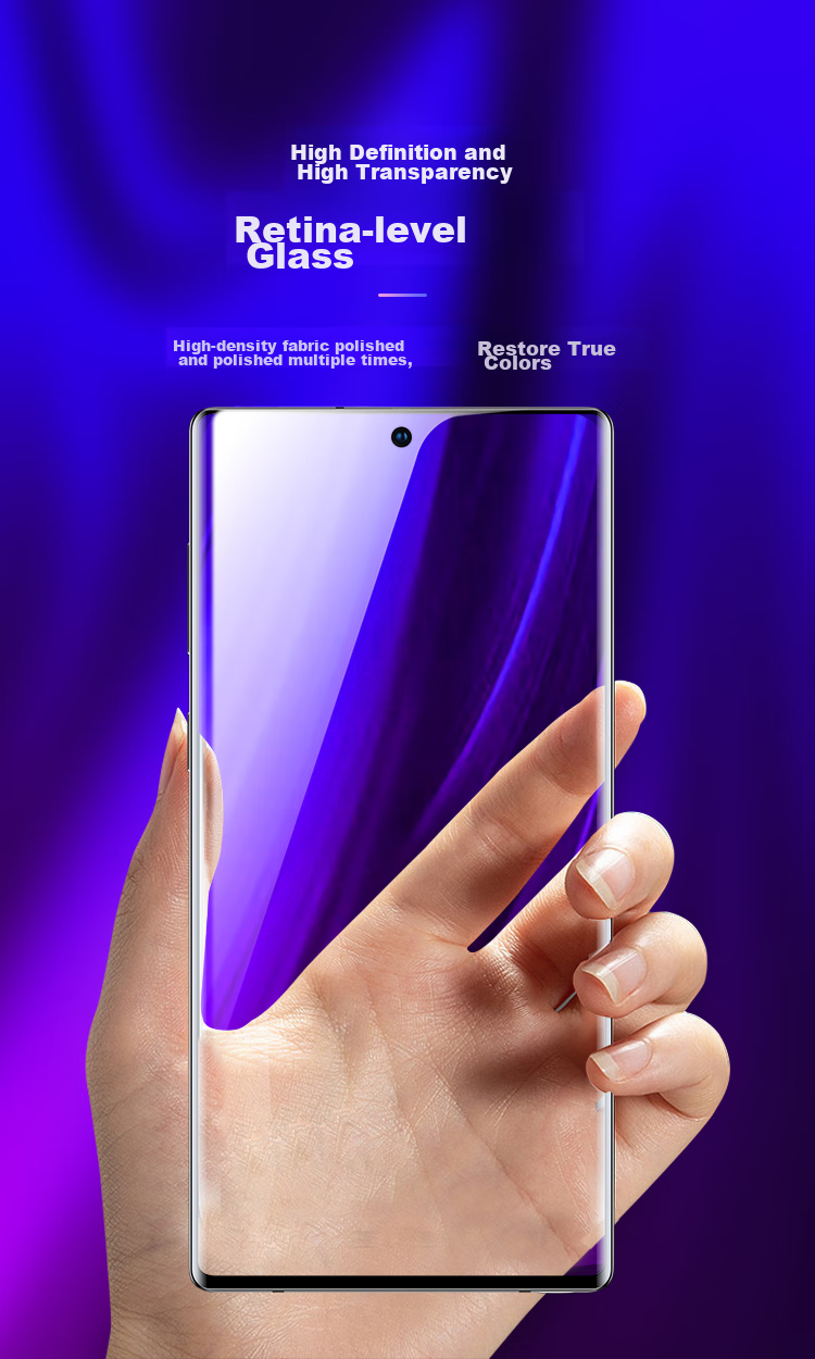 Yisika [Ultra-Fast Repair 2 Pieces] Suitable for Samsung Galaxy Note 20 Ultra Hydrogel Soft Film, Phone Screen Protector, High-Definition Full-Screen Non-Tempered Glass Fully Adhesive Anti-Scratch Anti-Fingerprint JM119 4