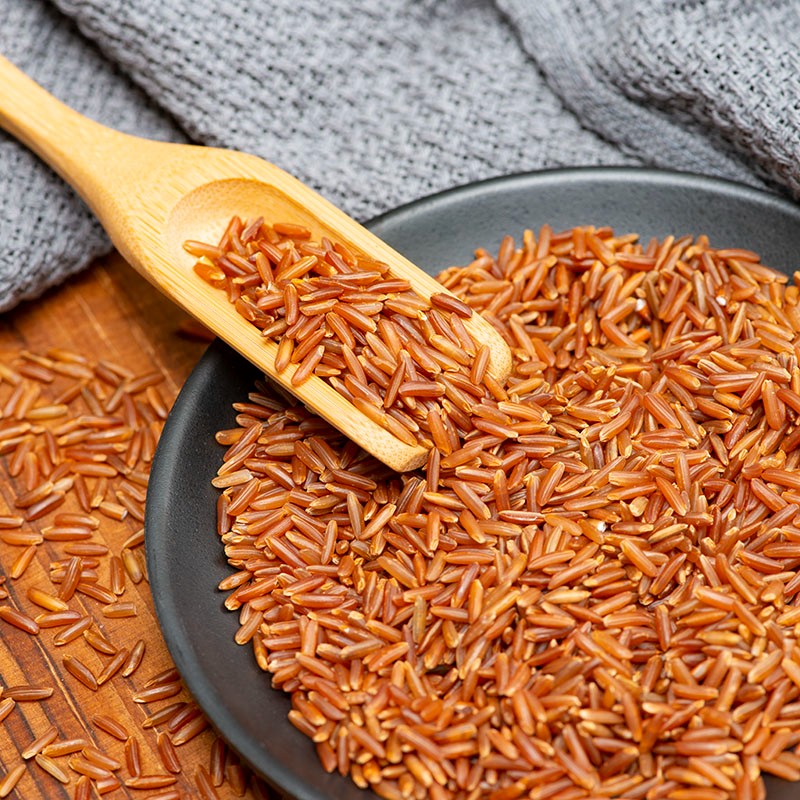 回音谷 红米5斤 五谷杂粮 粗粮 长粒红糙米 糙米饭 大米伴侣 真空装