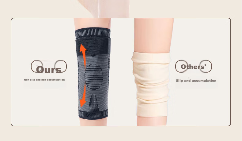 Chidong Knee Brace for Warmth, Arthritis Support for Men And Women, Extended Cold-Proof Compression Bandage, Elderly Anti-Cold Leg Support, Extended Version M 9
