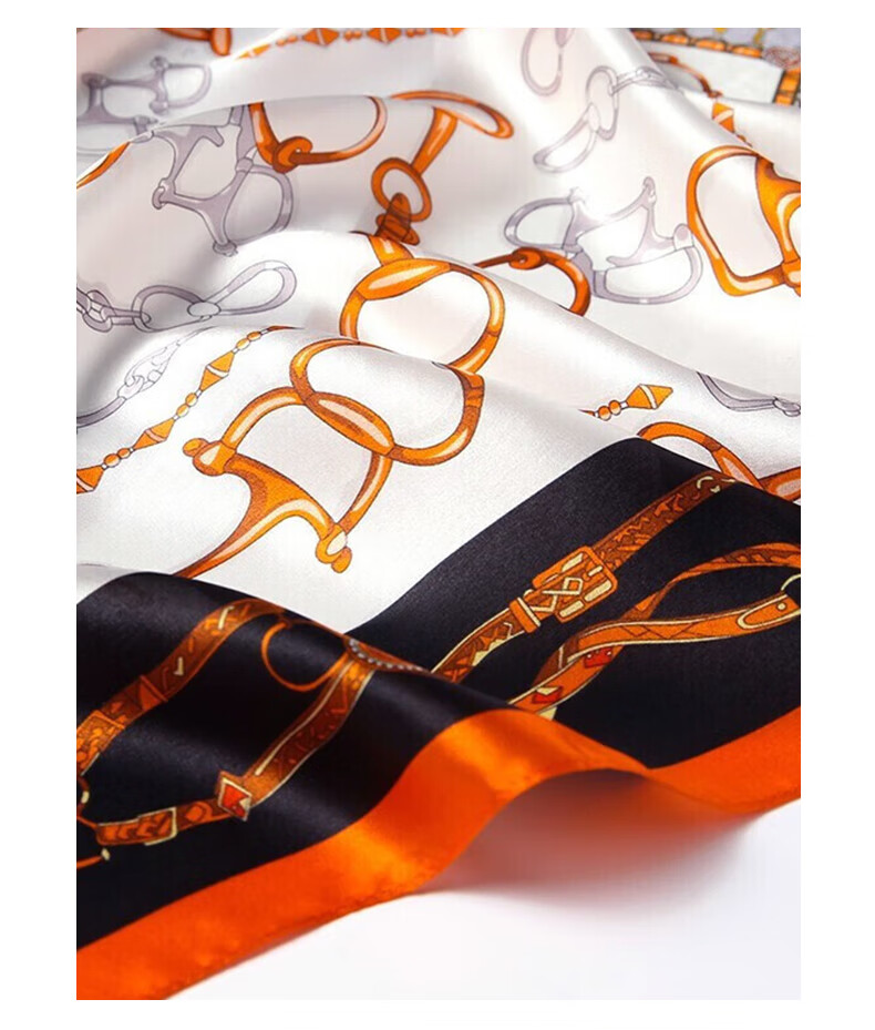 Hangsifu Silk Scarf, Mulberry Silk Neck Scarf, Square Scarf, Mother's Birthday Gift, Ladies' Gift Box, Practical Holiday Mid-Autumn Festival Gift 16