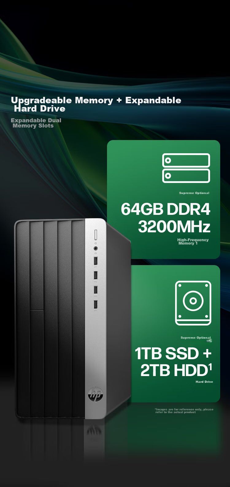 HP Zhan 99 New High-Performance Desktop Computer (i5-14500, 16GB DDR5, 512GB) 23.8" Screen Business Office Productivity Design Education Learning Machine 6