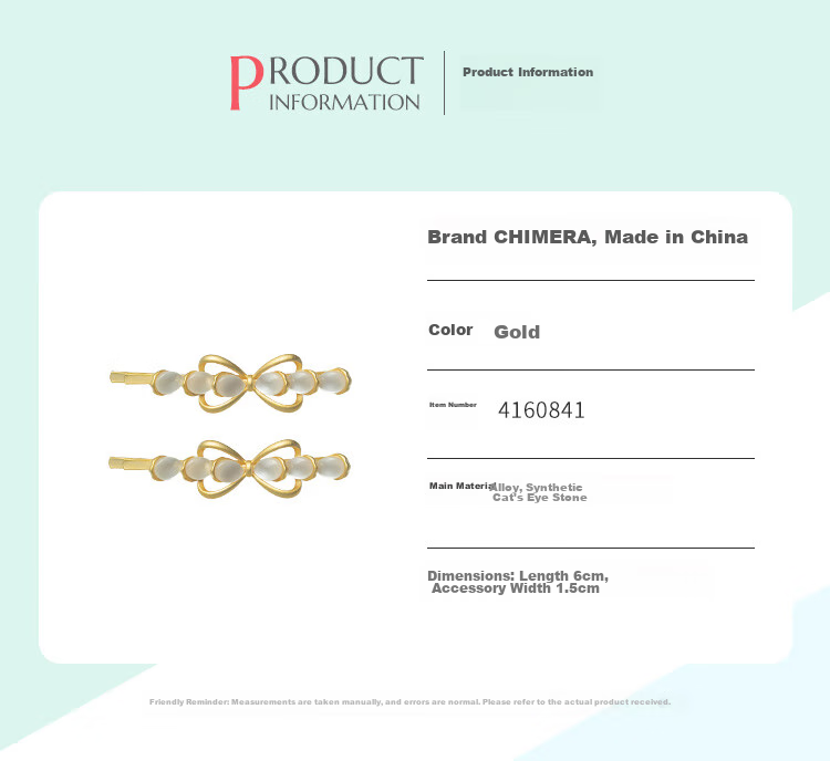 CHIMERA 2-Piece Hair Clip Set, Simple Side Bangs Clips, Hair Accessories, Mid-Autumn Festival Gift for Girls 19