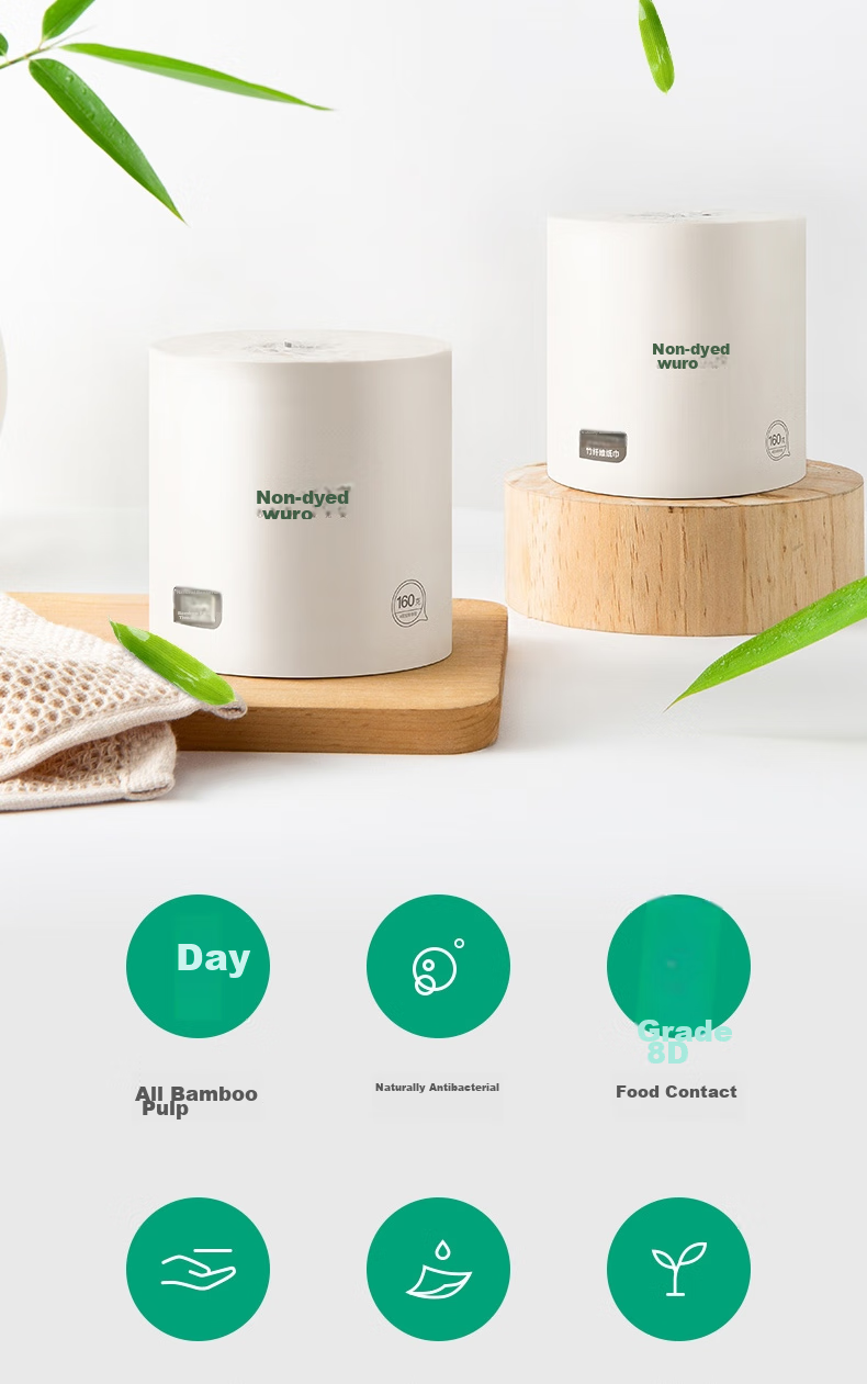 Wuro Core Roll Toilet Paper, Bamboo Pulp Paper, 4-Ply, 140g*30 Rolls, Thick Heavyweight Tissue Paper, Bathroom Paper, Toilet Paper Roll, Whole Box 2