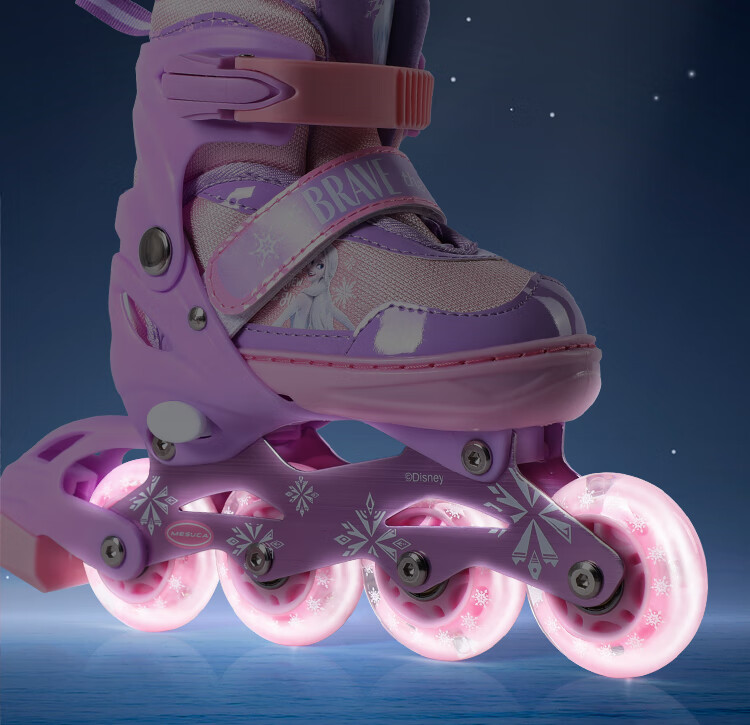 Disney Ice Skates for Children, Adjustable Professional Roller Skates for Boys And Girls Beginners, Birthday Gift 15