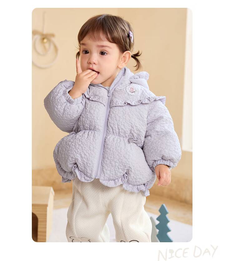 BALABALA Children's Clothing, Baby down Jacket, Girls' Winter Short Coat, Kids' Warm Outerwear, Cute Boys' 22