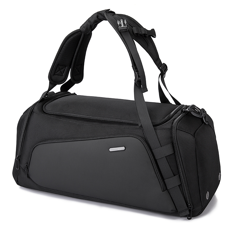 Bange Gym Bag for Men, Dry And Wet Separation, Sports Handbag with Large Capacity, Crossbody Bag with Separate Shoe Compartment, Travel Bag, 1917 Gray 1