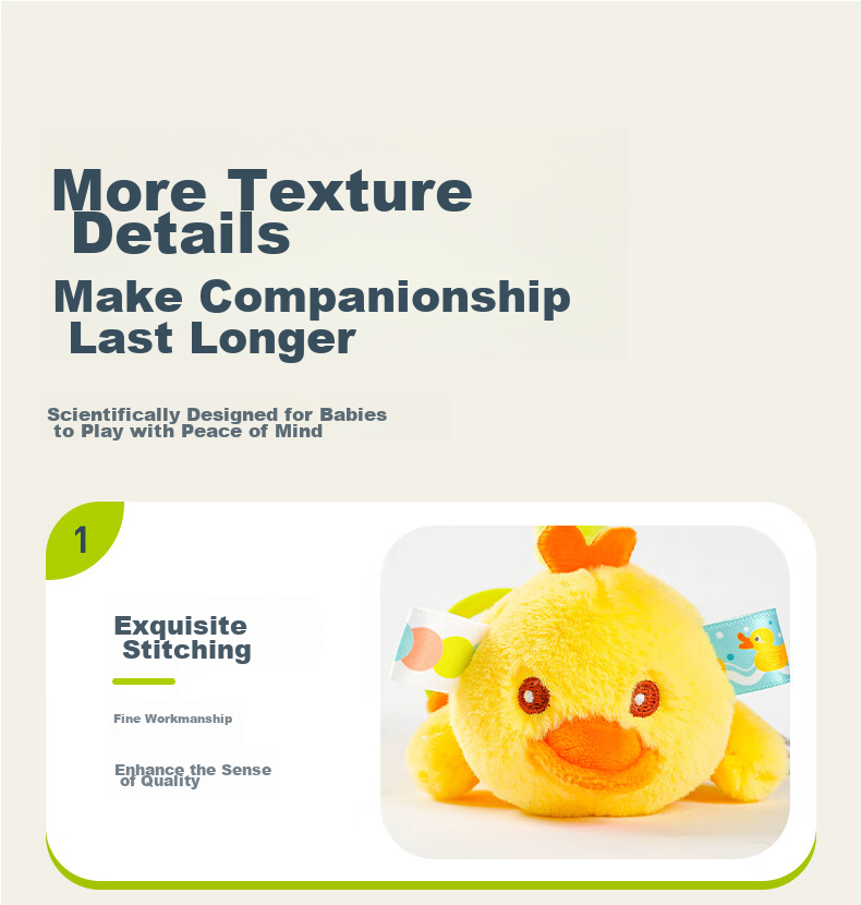 Jollybaby Cute Pet Spinning Toy with Pull Rope, Can Be Chewed And Soothing, 0-1 Year Old Baby Toy, Panda Spinning Doll 10