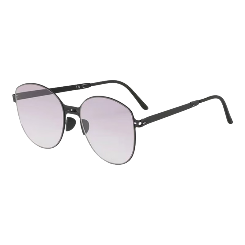 Mushe Portable Folding Sunglasses for Women, Non-Polarized UV Protection Glasses for Men, High-End Bare-Faced Sunset Sunglasses