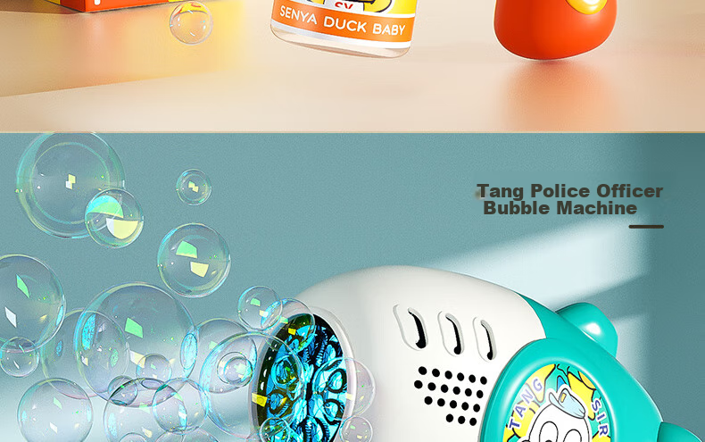 Dimanqi Children's Bubble Blowing Giraffe Handheld Push Cart Bubble Machine Fully Automatic Electric Leak-Proof Outdoor Birthday Gift 19