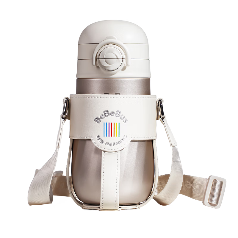 Bebebus Diamond-Like Children's Insulated Cup with Straw, Large Capacity Water Bottle, 316L Stainless Steel, for Primary School Students And Kindergarten Childre
