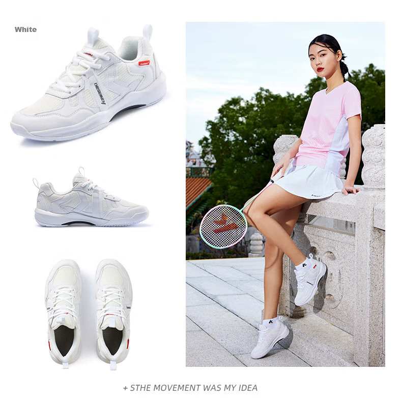KAWASAKI Badminton Shoes Retro Men's Women's Non-Slip Wear-Resistant Professional Sports Shoes A3308 Chuan Stone Gray 39 13