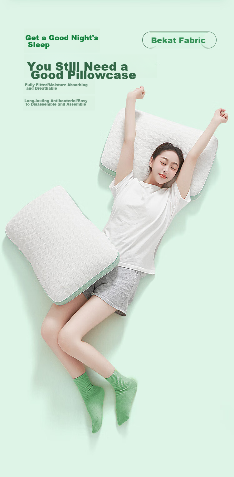 Jinxiangshu Thai Natural Latex Pillow Spring Mattress Core Cervical Pillow Side Sleeping Anti-Snoring Adult Special Gift Box Set 12