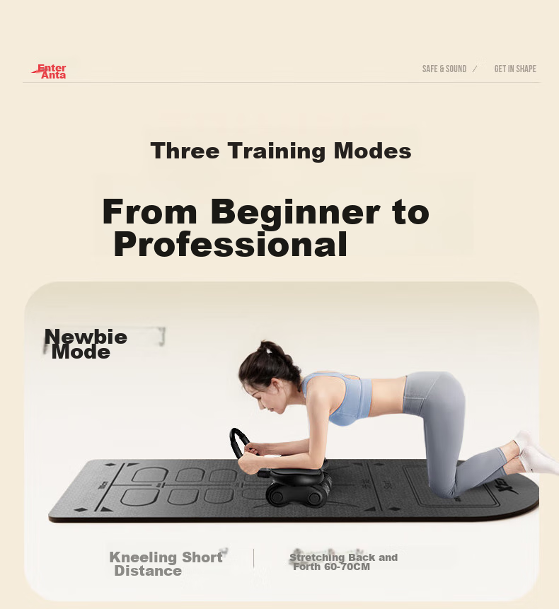 XTEP Four-Wheel Ab Roller with Automatic Rebound, Home Elbow Support, Weight Loss Abdominal Wheel, Plank Support Fitness Equipment for Men And Wome 27