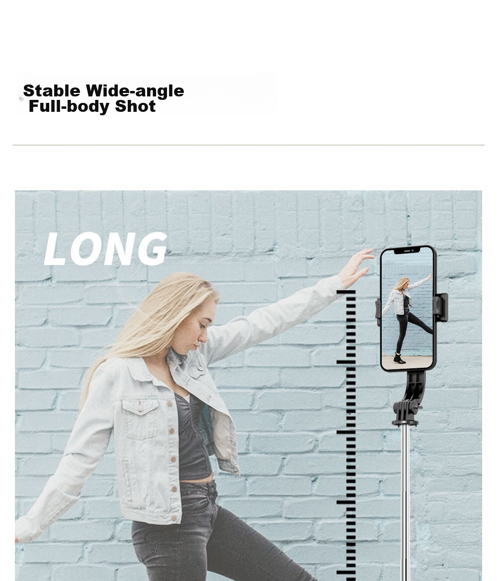 Selfieshow F06 1.3-Meter Selfie Stick, Portable Universal Handheld Selfie Stick, Travel-Friendly Phone Photography Stand, 360-Degree Rotating Photo Stand for Concerts 7