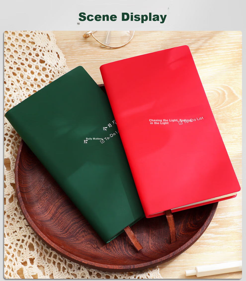 Zuolanzhe Daily Planner A6 Schedule Book, Daily Task List, Portable Self-Discipline Check-In Book, High-Quality Notebook, Time Management Efficiency Manual, Journal, Customizable, Dark Gree 10