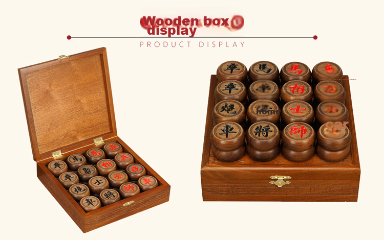 Yusheng Sandalwood Chess Set, High-Quality Chinese Chess, Large Wooden Pieces And Board Set, Suitable for Home Use As A Gift for Elders 5