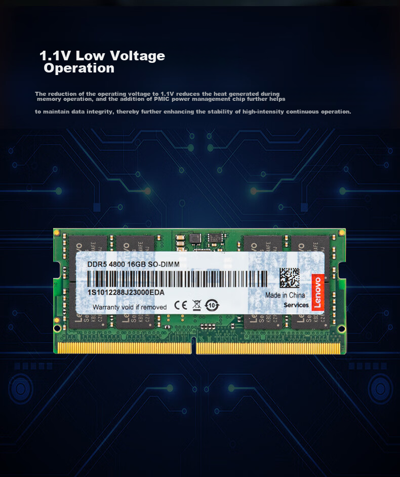 Lenovo 16GB DDR5 5600 Laptop Memory Module 4