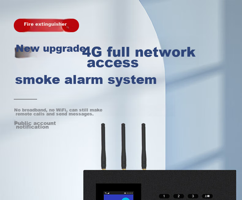 PGST Smoke Alarm, Fire Detector, 3C Certified Fire Safety Device, Fire Protection System, Main Unit + 5 Alarms 1