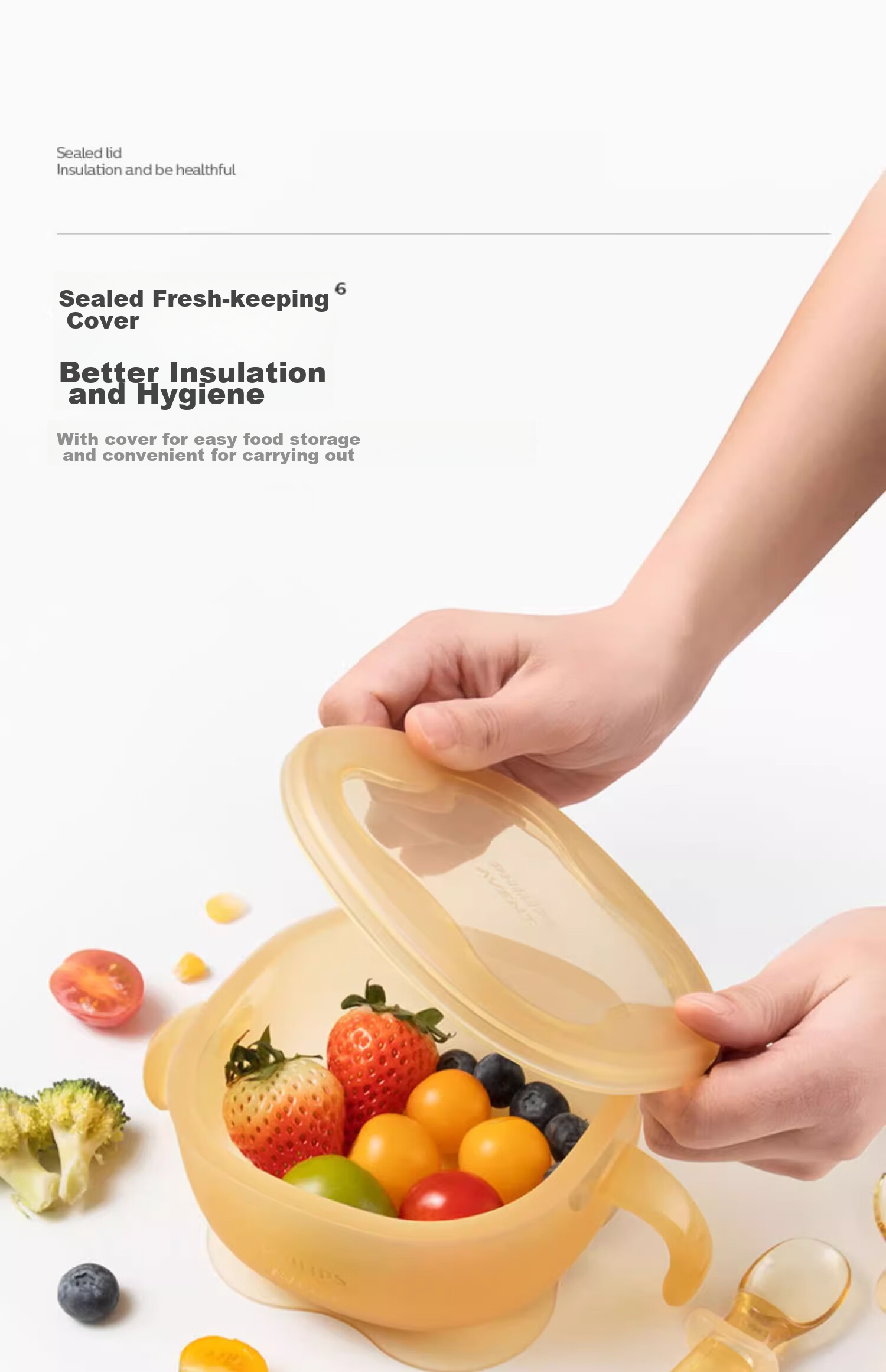 AVENT Philips Baby Feeding Training Bowl, Silicone Tableware for Infants, Suction Cup Luxury Version, Sold by JD 28
