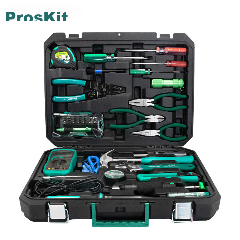 Pro'sKit PK-2052 Home/repair/tool Kit, Multifunctional Telecommunications Tools, 52-Piece Set
