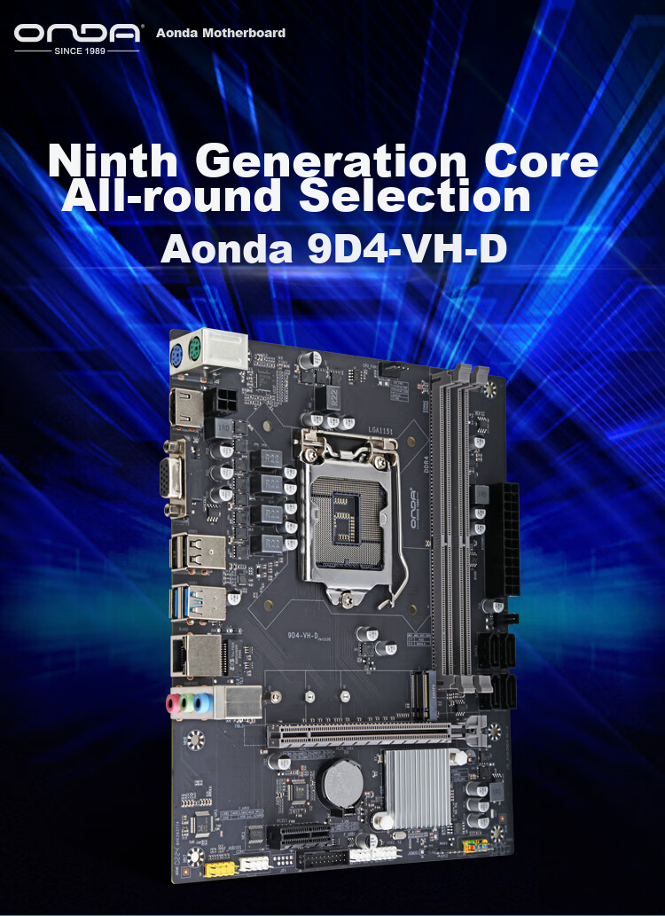 ONDAL 9D4-VH (Intel LGA 1151) Motherboard, Compatible with Intel 6789 Gen Processors 1