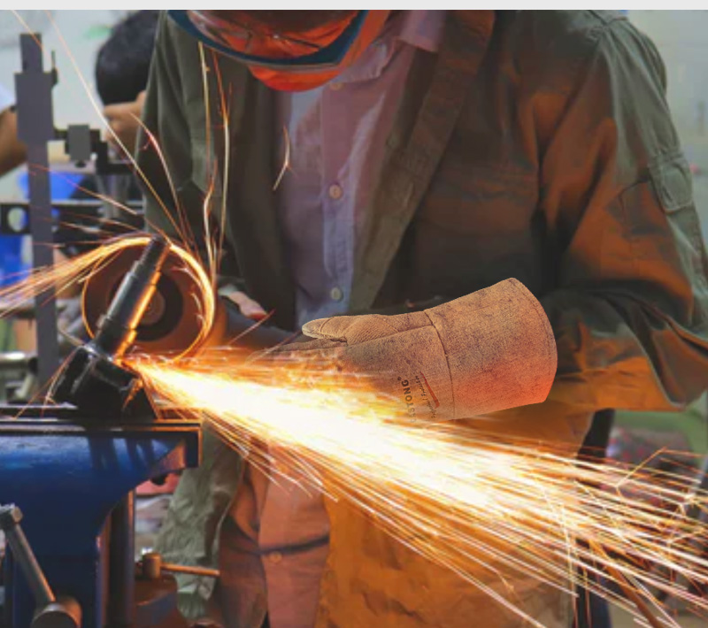 CASTONG ABG-5T Heat-Resistant Gloves, 500°C Labor Protection, Anti-Scalding, Insulated, Thickened 2