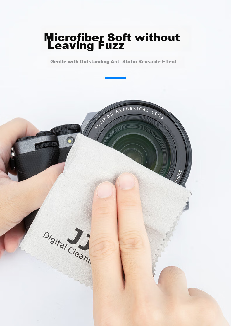 JJC Camera Cleaning Kit: Lens Cleaning, Air Blower, CMOS Sensor Cleaning Swab, Eyeglass Cloth, Lens Paper, Wet Wipes, Lens Pen, Cotton Swabs, Cleaning Solutio 7