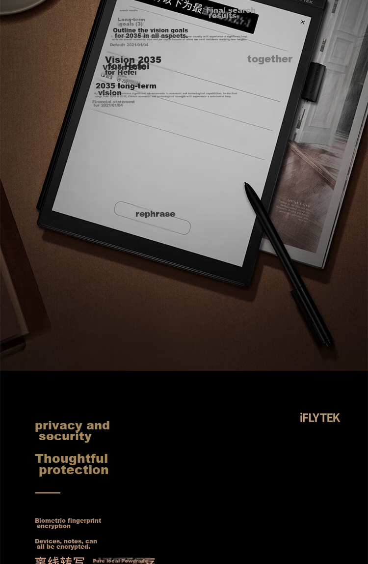 IFLYTEK Smart Office Notebook X3 Pro, 10.65-Inch Handwriting Tablet, E-Book Reader, E-Ink Screen, E-Paper Book, Tablet Computer 15