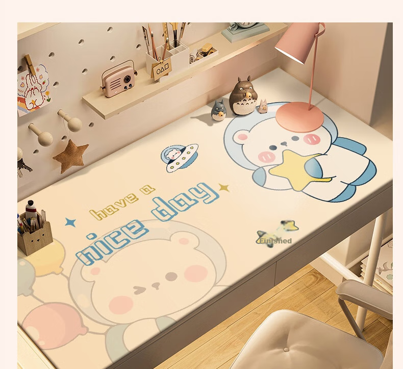 Fengliang Desk Mat, Children's Study Table Pad, Leather Mat, Learning Table Protector, Student Desk Cover, Customizable, 40*80 21