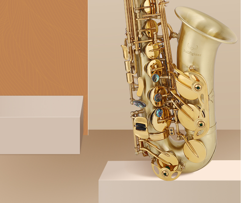 Bullfighter Saxes Instrument, Bass E-Flat Tuning, Double Reed Band, Professional Performance, Grading Exam, Universal Use 3