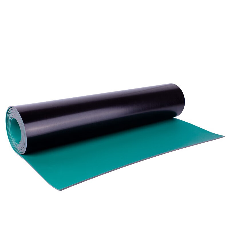 BAIGE Anti-Static Desk Mat, Heat-Resistant Laboratory Workbench Rubber Pad, 0.6m X 1.2m X 2mm, Default Green, Other Colors Customizable, CW463795