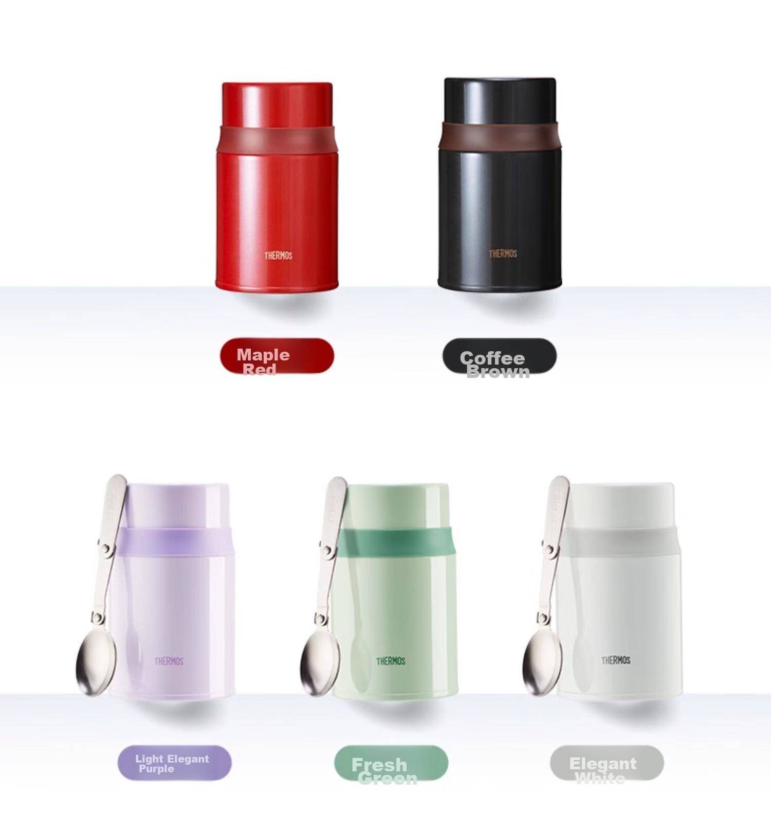THERMOS Vacuum Insulated Food Jar, 316 Stainless Steel, 520ml Capacity, Thermal Lunch Box, Insulated Container, TCLD-520S PL 9