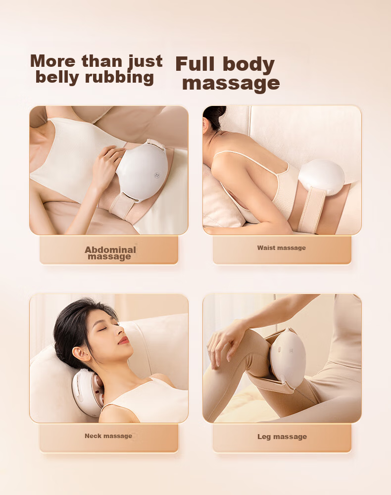 Keaiyuansu Small Suspended Pot, Stone Abdominal Massager, Automatic Stomach And Intestine Massager, Automatic Belly Kneading Device, Peristaltic Weight Loss Aid, Bowel Movement Promoter 33
